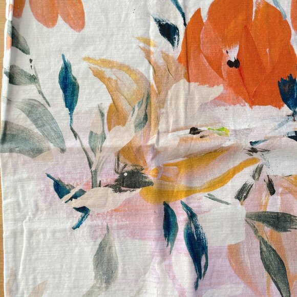 NWT Anthropologie Bryony Cotton Slub Printed Euro Sham *SOLD INDIVIDUALLY - Picture 5 of 6